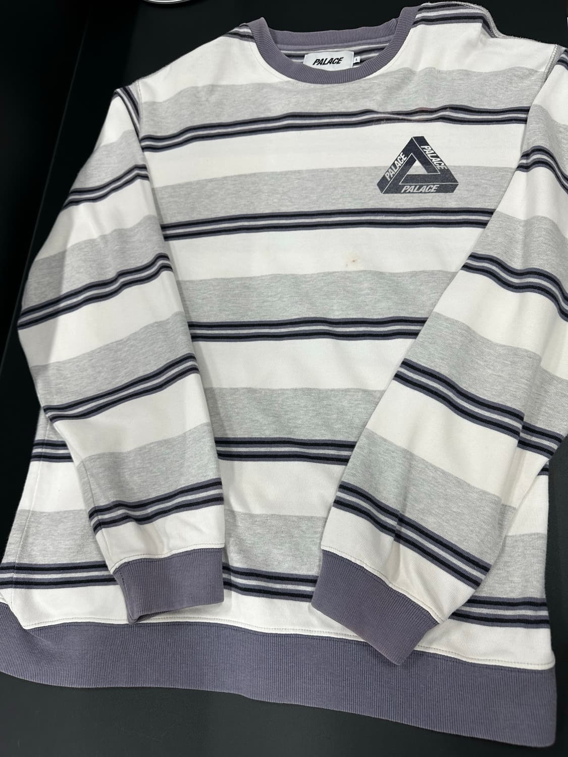 팔라스 리브드 포 플레저 크루넥 스트라이프 맨투맨 상품이미지4