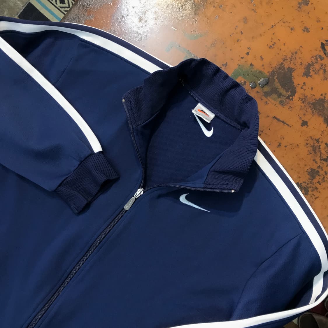 Japan 나이키 네이비 집업 져지 여성 루즈핏 남성 100 상품이미지3