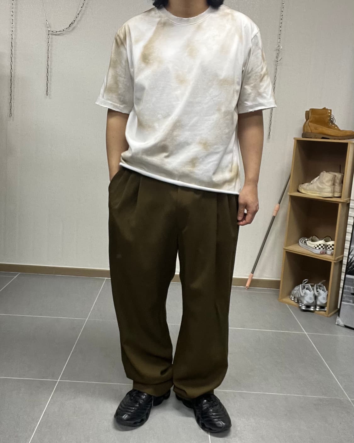 (허단50)90'S GIVENCHY 와이드핀턱팬츠-M2114 상품이미지5