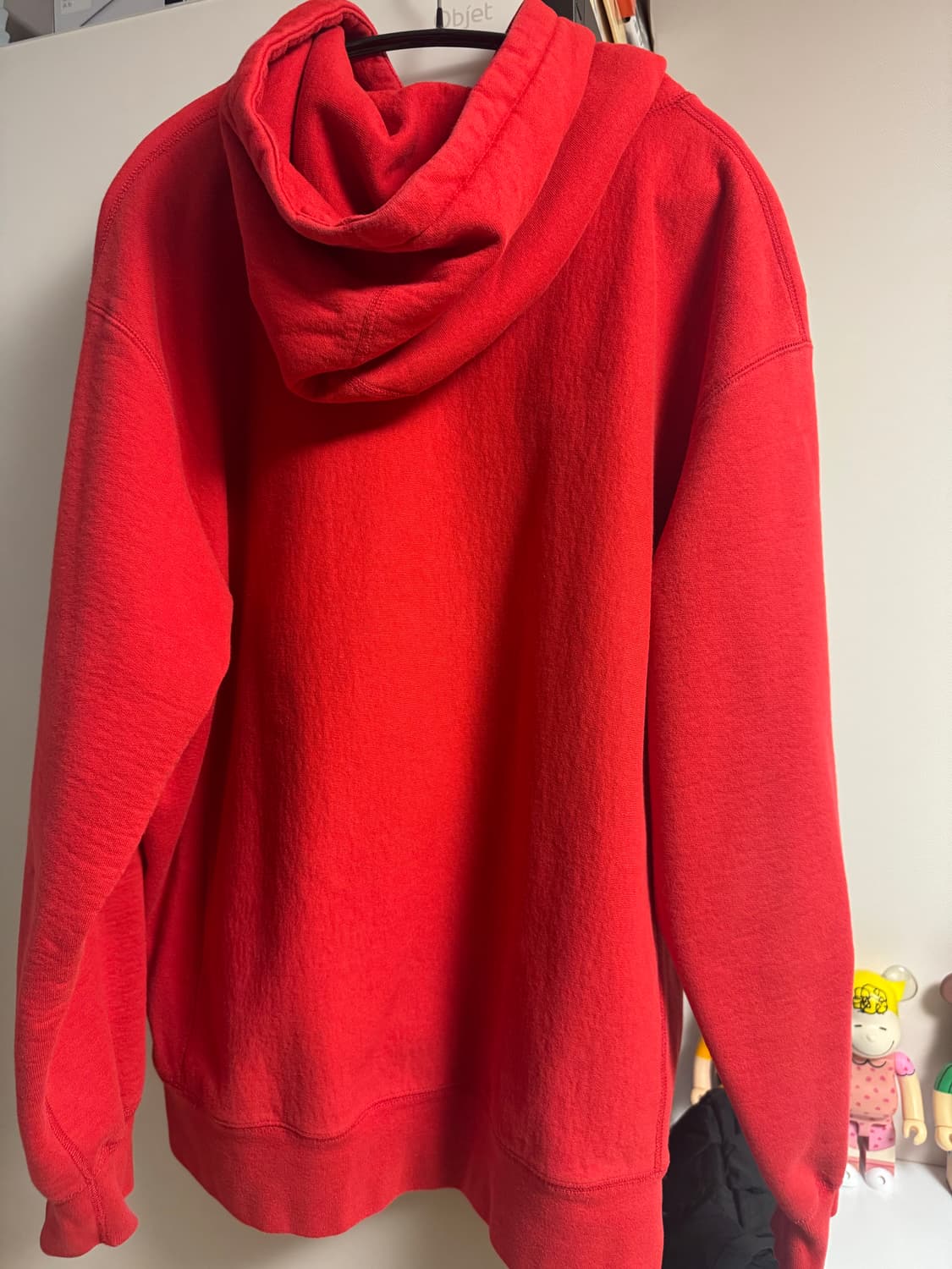 슈프림 캐피탈 후드 레드 라지 상품이미지2