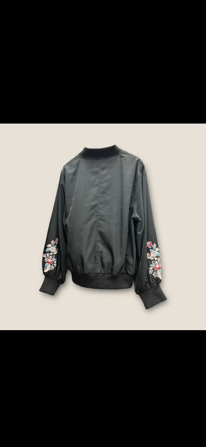 HO015 빈티지 JPN 슬리브 자수 포인트 블루종 자켓 size M 상품이미지2