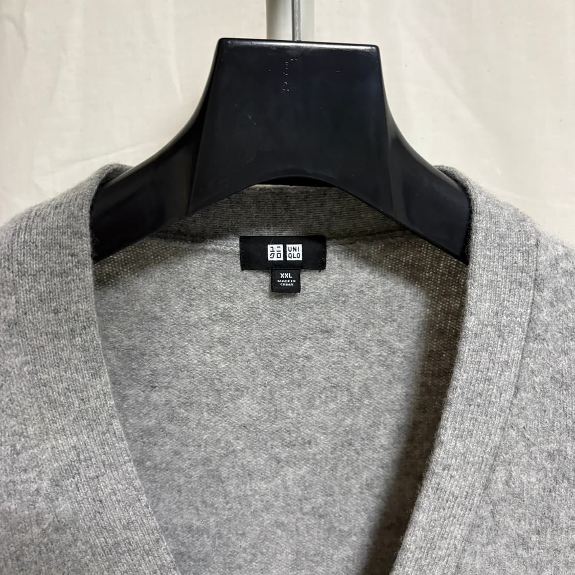 유니클로 램스울 가디건 / 그레이, XXL 상품이미지4