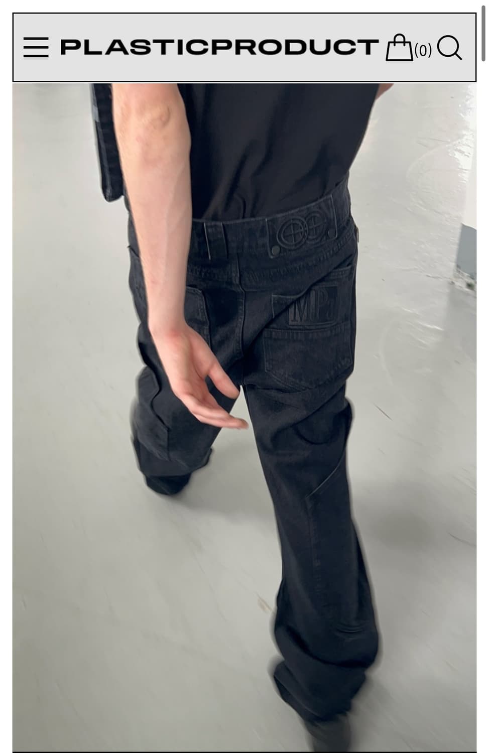 사이즈교환) 플라스틱프로덕트 팬츠 M->L 교환 상품이미지1