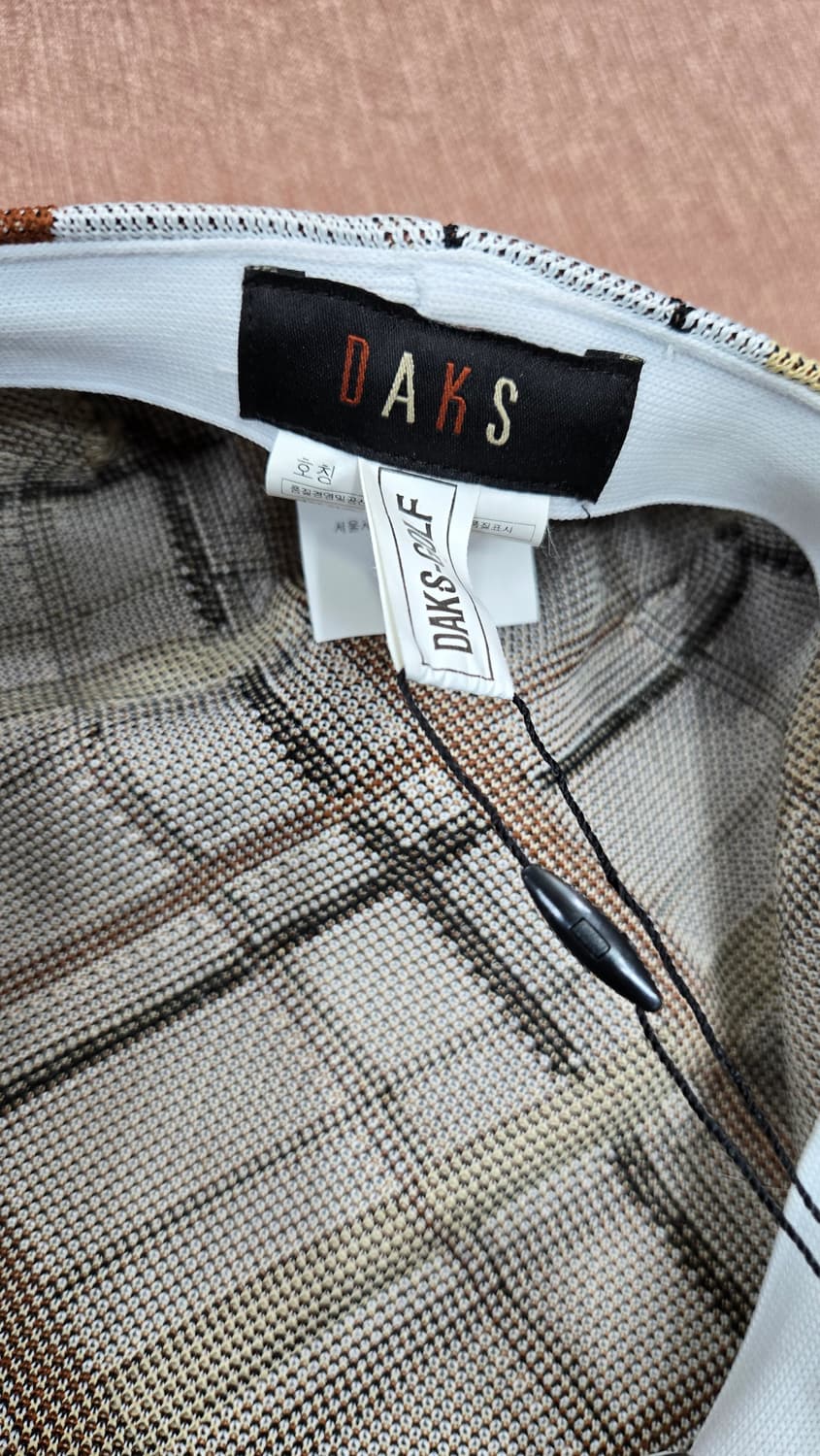 닥스 새상품 - 58싸이즈 체크헌팅캡 상품이미지5