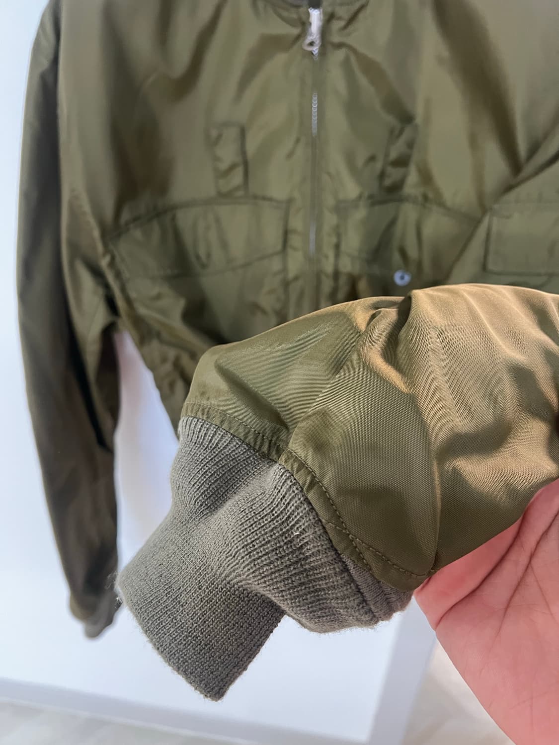 올리브드랩 서비스 크루맨 자켓 Olive S 상품이미지7