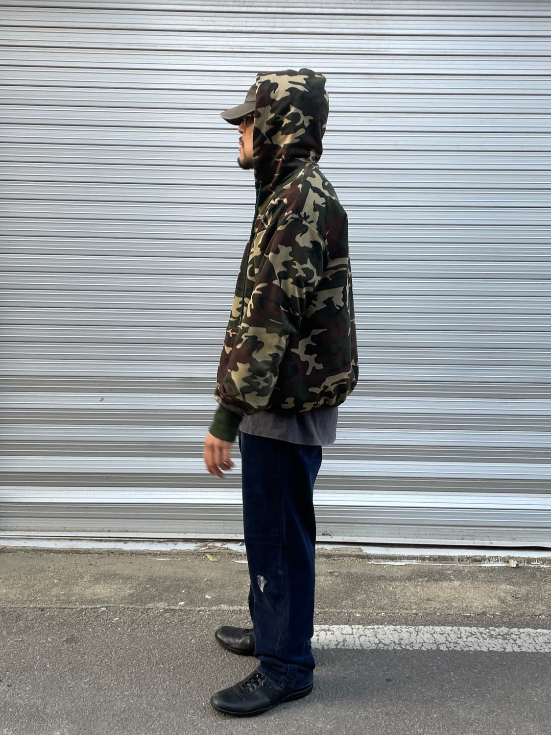 80~90s Camo Thermal Hood Zip(USA Made) 상품이미지2