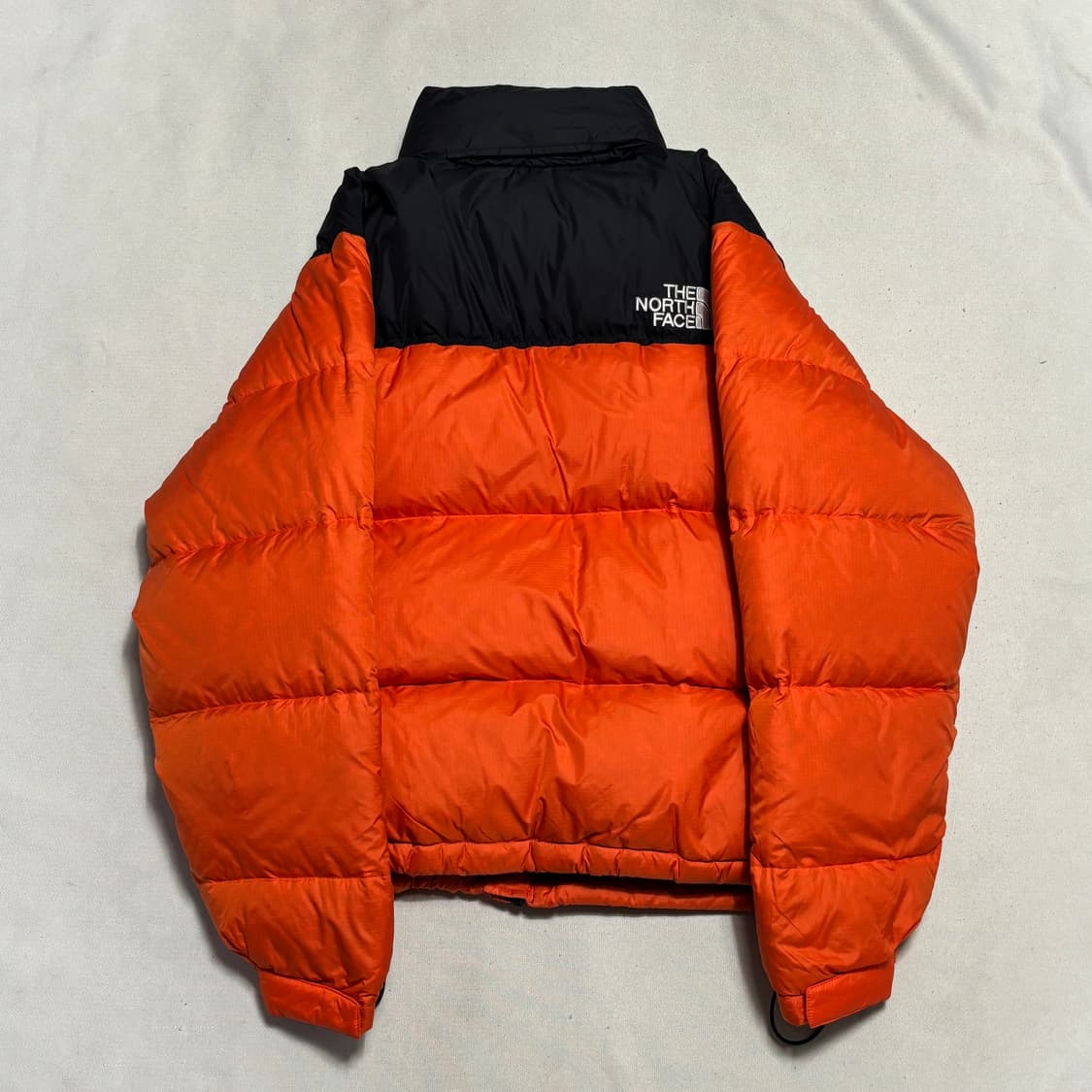 M 노스페이스 1996 눕시 오렌지 다운 패딩 상품이미지3