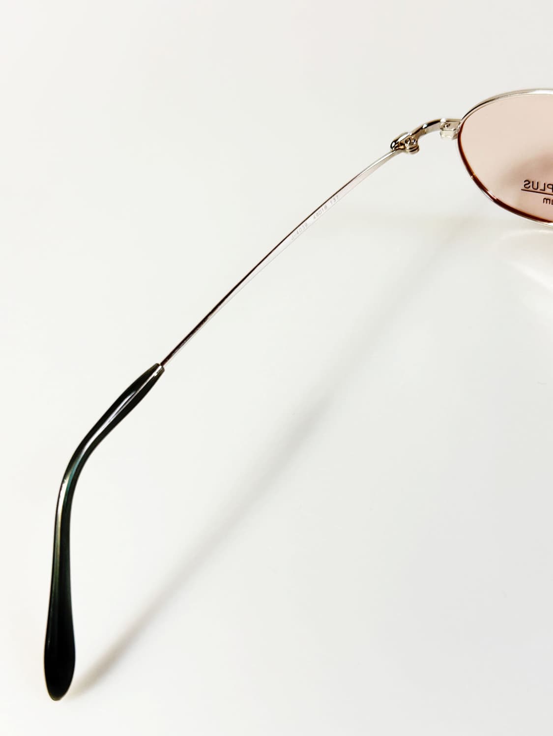 Jeep Plus 실버 티타늄 슬림 오벌 프레임 빈티지 틴트 안경 상품이미지7