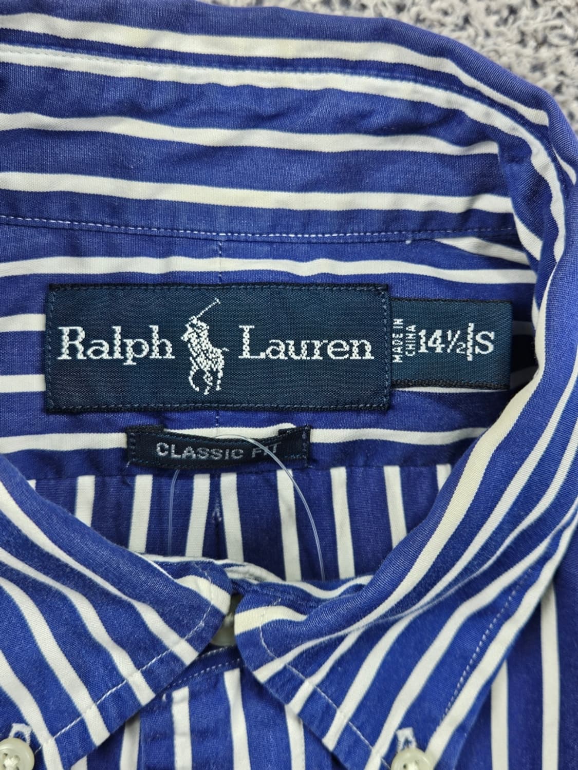 폴로랄프로렌 크롭 커스텀 스트라이프 셔츠 ( S ) / 11665 상품이미지9