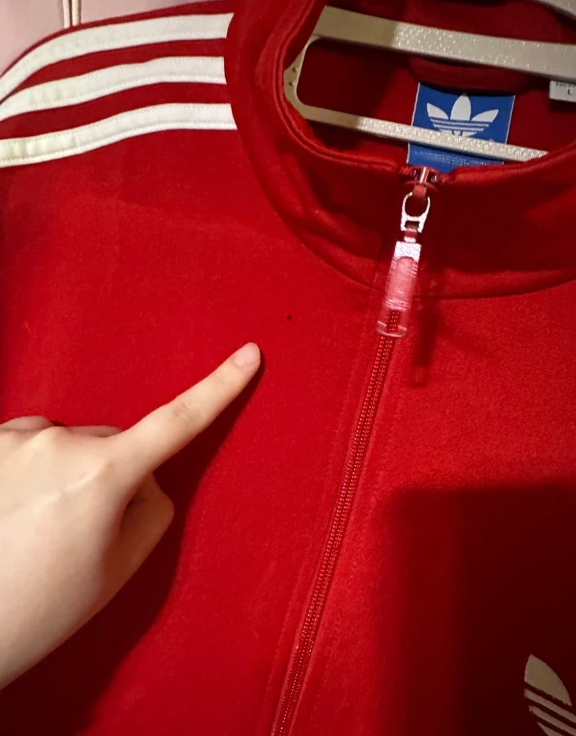 아디다스 파이어버드 빨강 레드 져지 상품이미지3