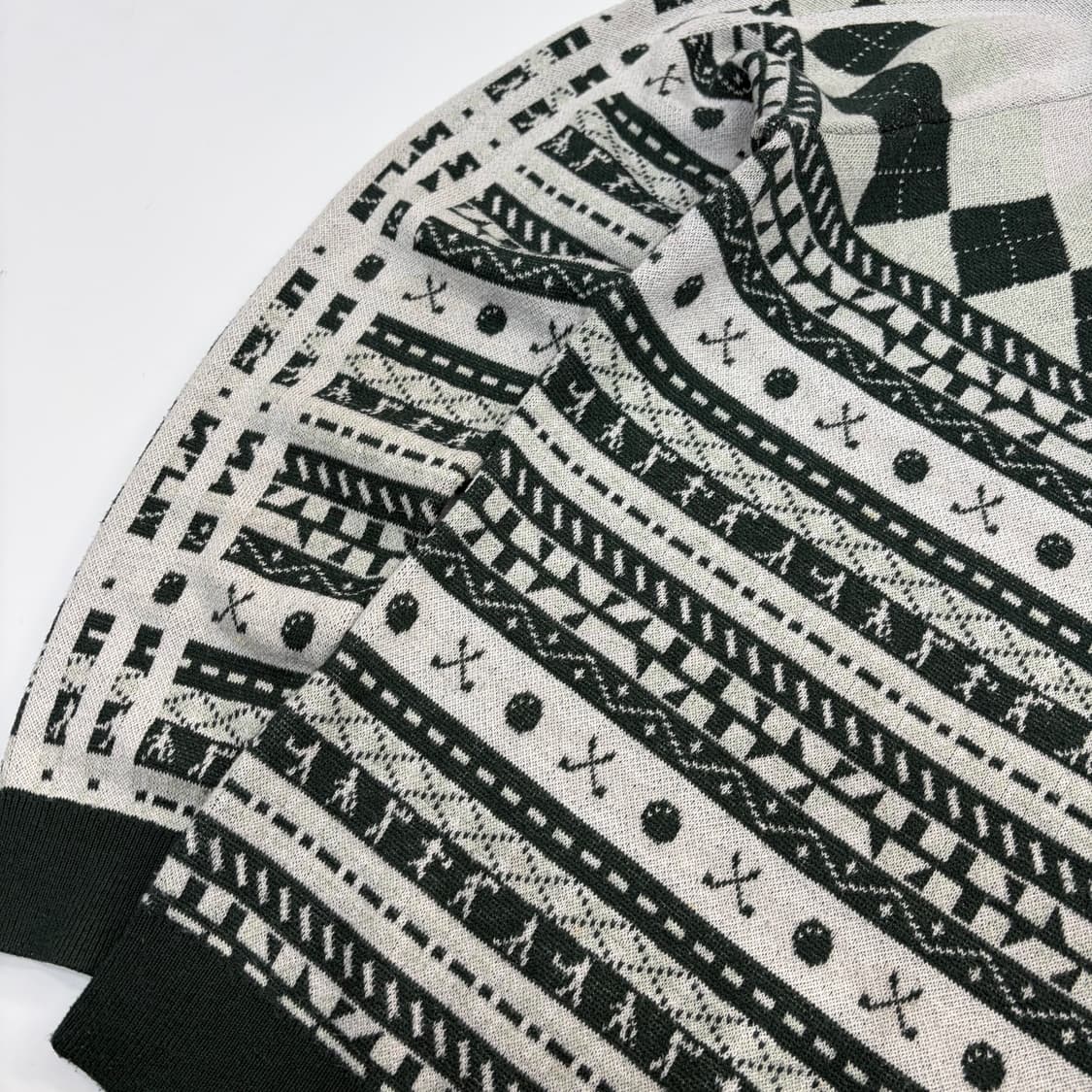 아디다스 패턴 니트 그린 상품이미지3