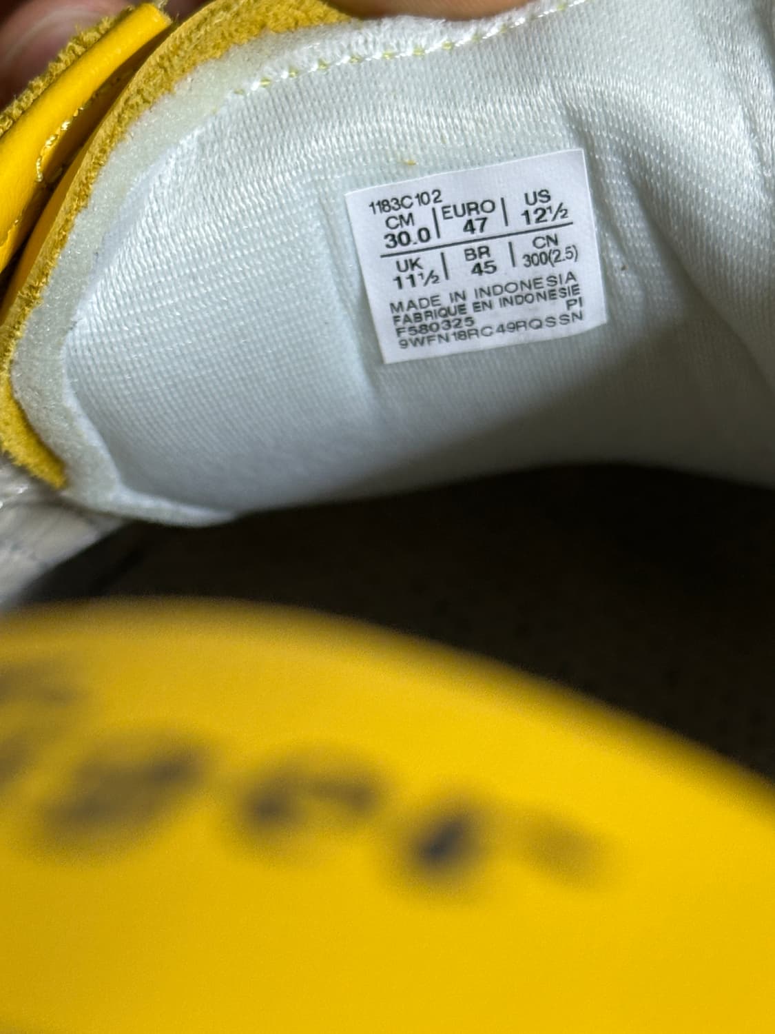 오니츠카타이거 멕시코66 옐로우 블랙 상품이미지6