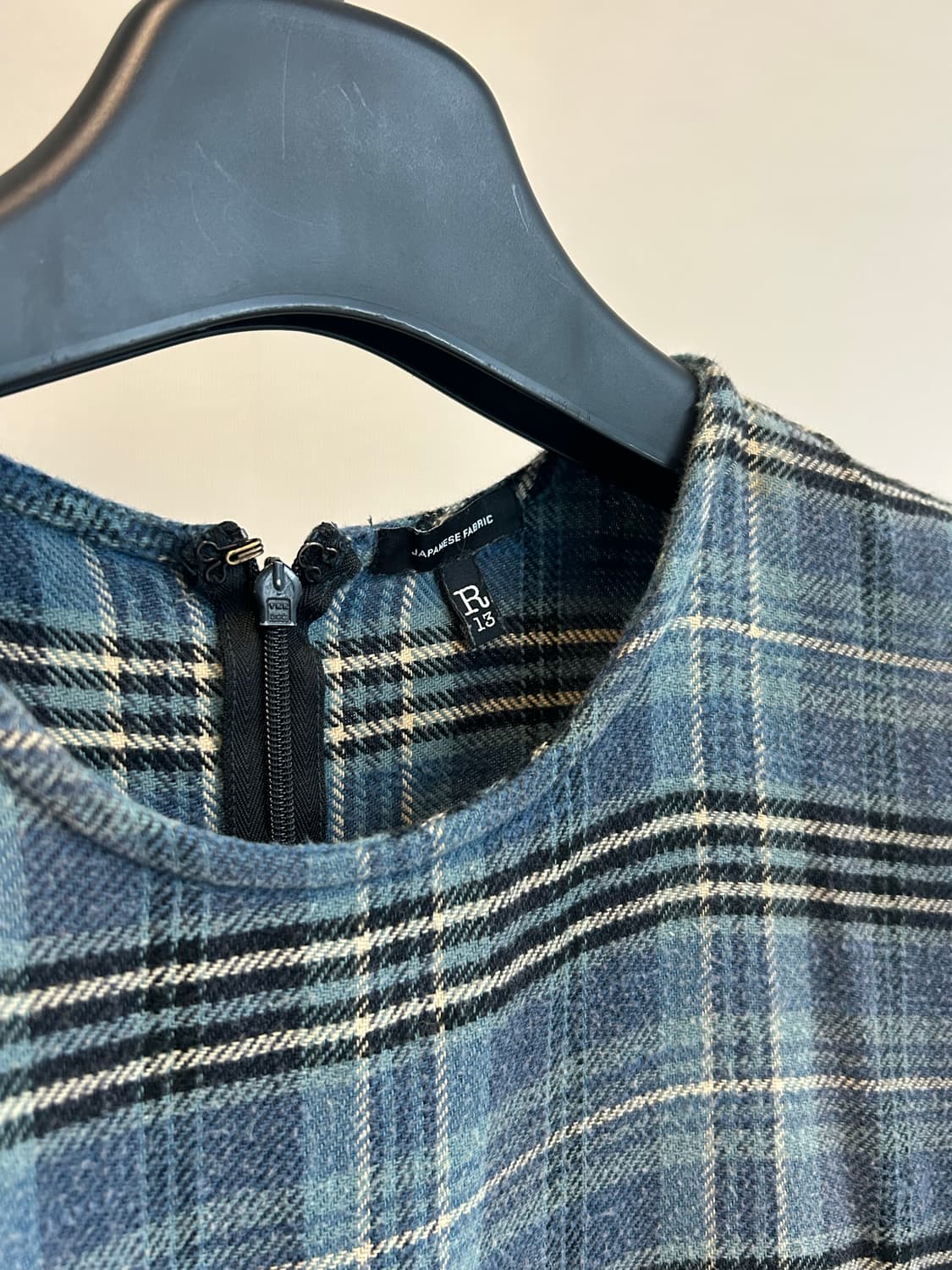 r13 체크 원피스 상품이미지4