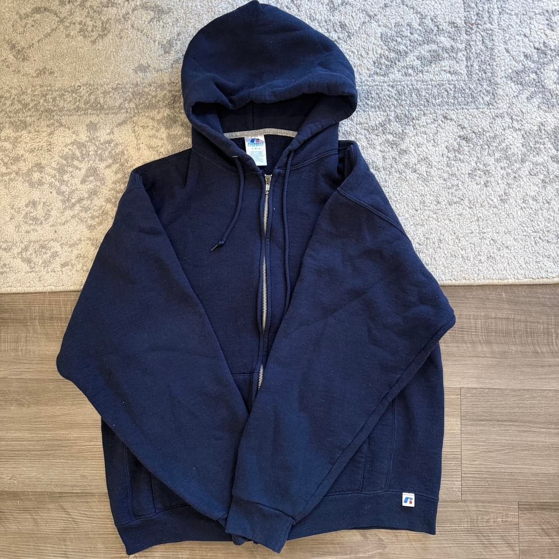 00s 러셀 애슬레틱 후드집업 네이비 상품이미지1
