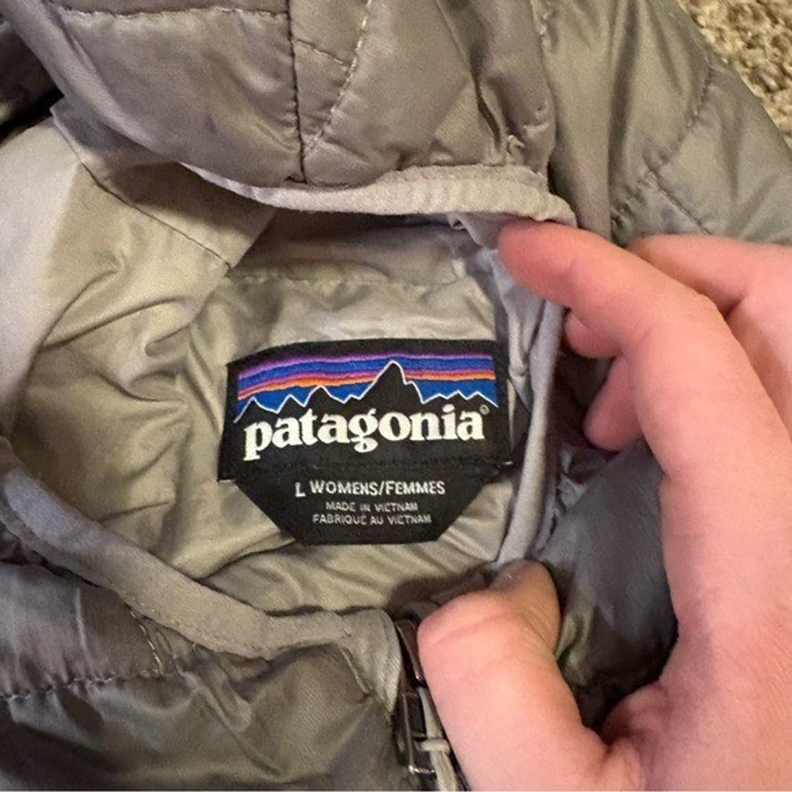 파타고니아 나노 퍼프 후디 경량패딩 그레이 상품이미지2