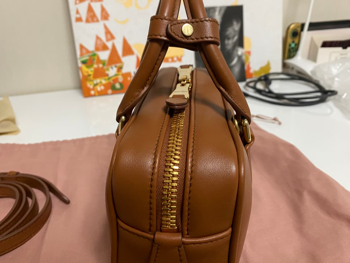 Miu Miu 미우미우 아르카디백 꼬냑 스몰 상품이미지2
