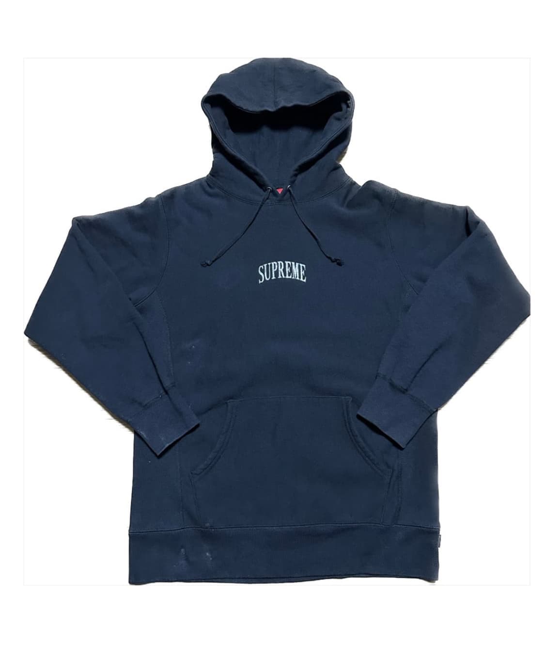 슈프림 글리터 아치로고 후드 블랙 상품이미지1