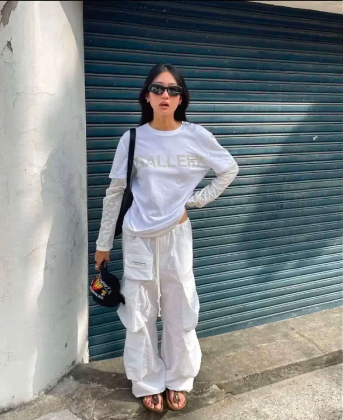 더뮤지엄비지터 카고팬츠 새상품 프리사이즈 상품이미지3