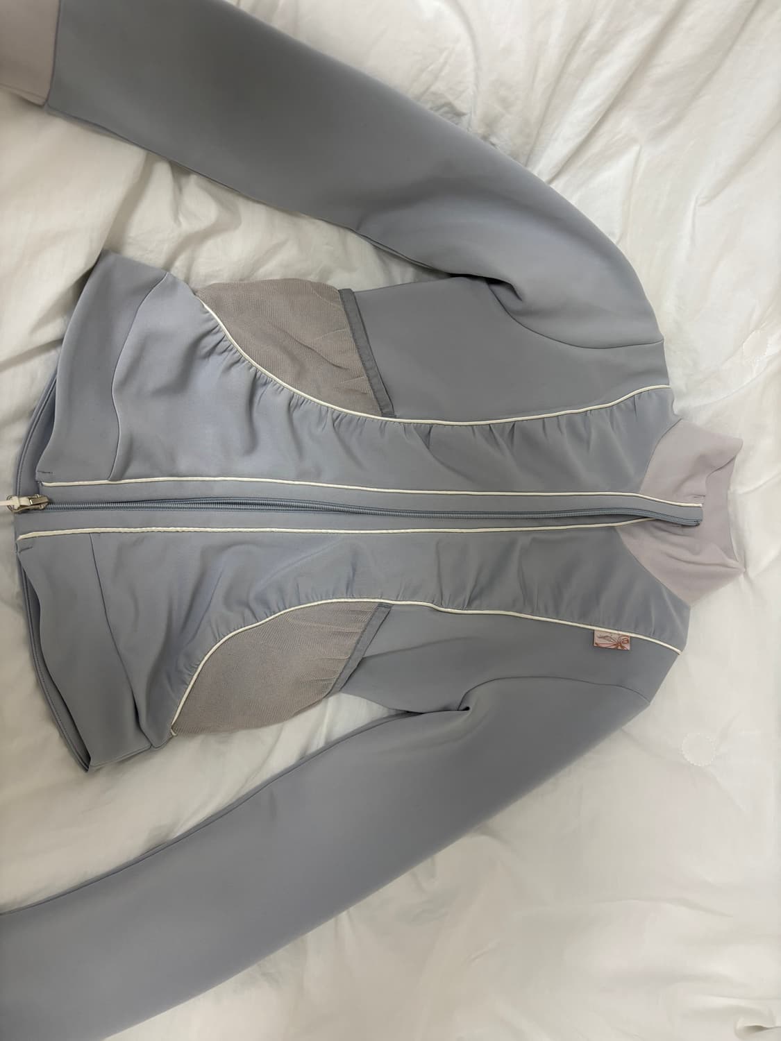 SCULPTOR Shirring Zip-Up JerseyBallerina 상품이미지2