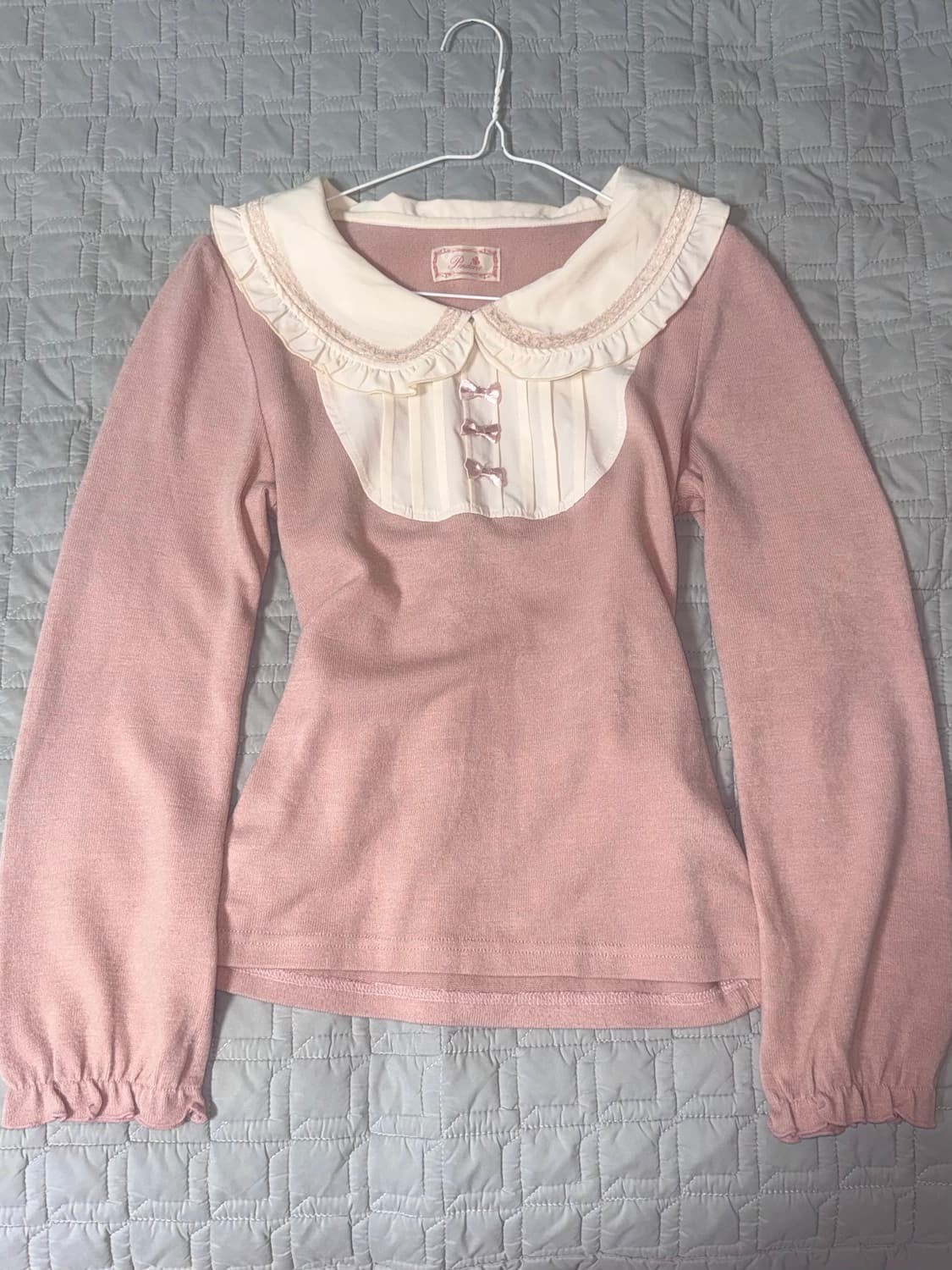 블라우스 니트 히메갸루 라떼갸루 로맨틱갸루 상품이미지1