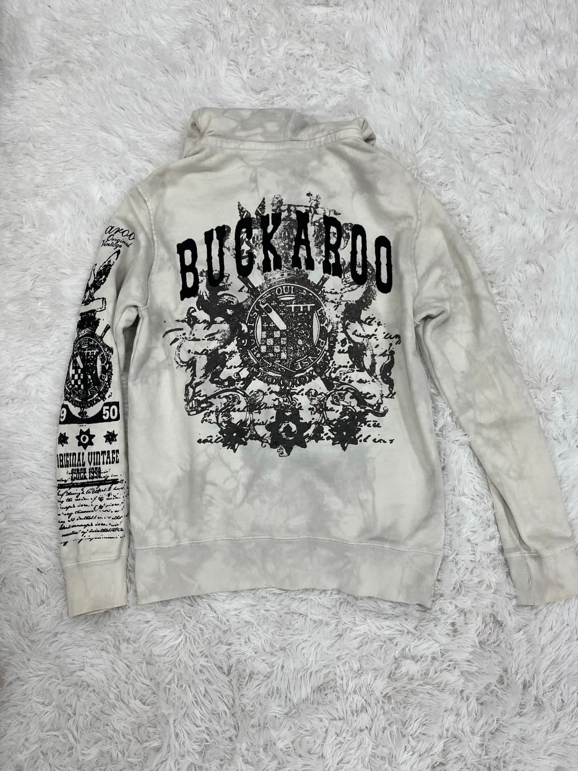 Buckaroo 더티워싱 후드집업 상품이미지7