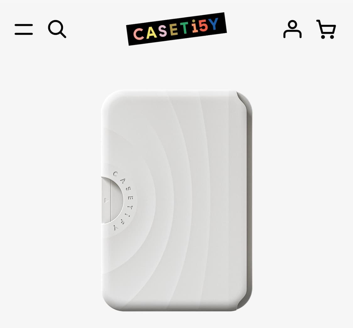 (새상품) 케이스티파이 리플지갑 화이트 상품이미지1