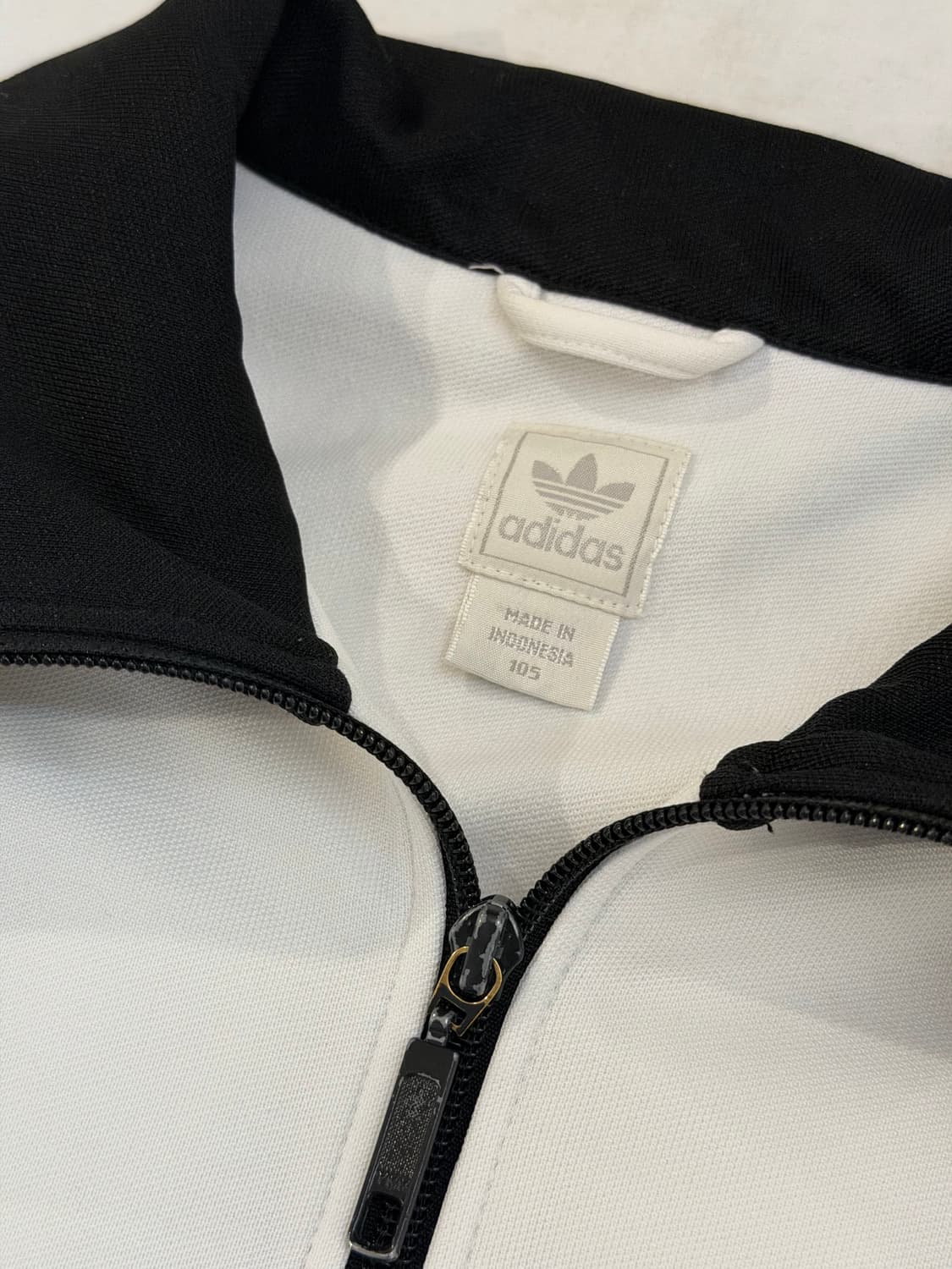 초희귀) 00s 아디다스 OG 베켄바우어 트랙탑 져지 오레오 상품이미지4