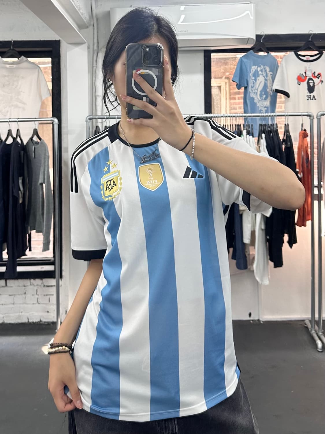 아디다스 아르헨티나 22-24 노마킹 유니폼 상품이미지3