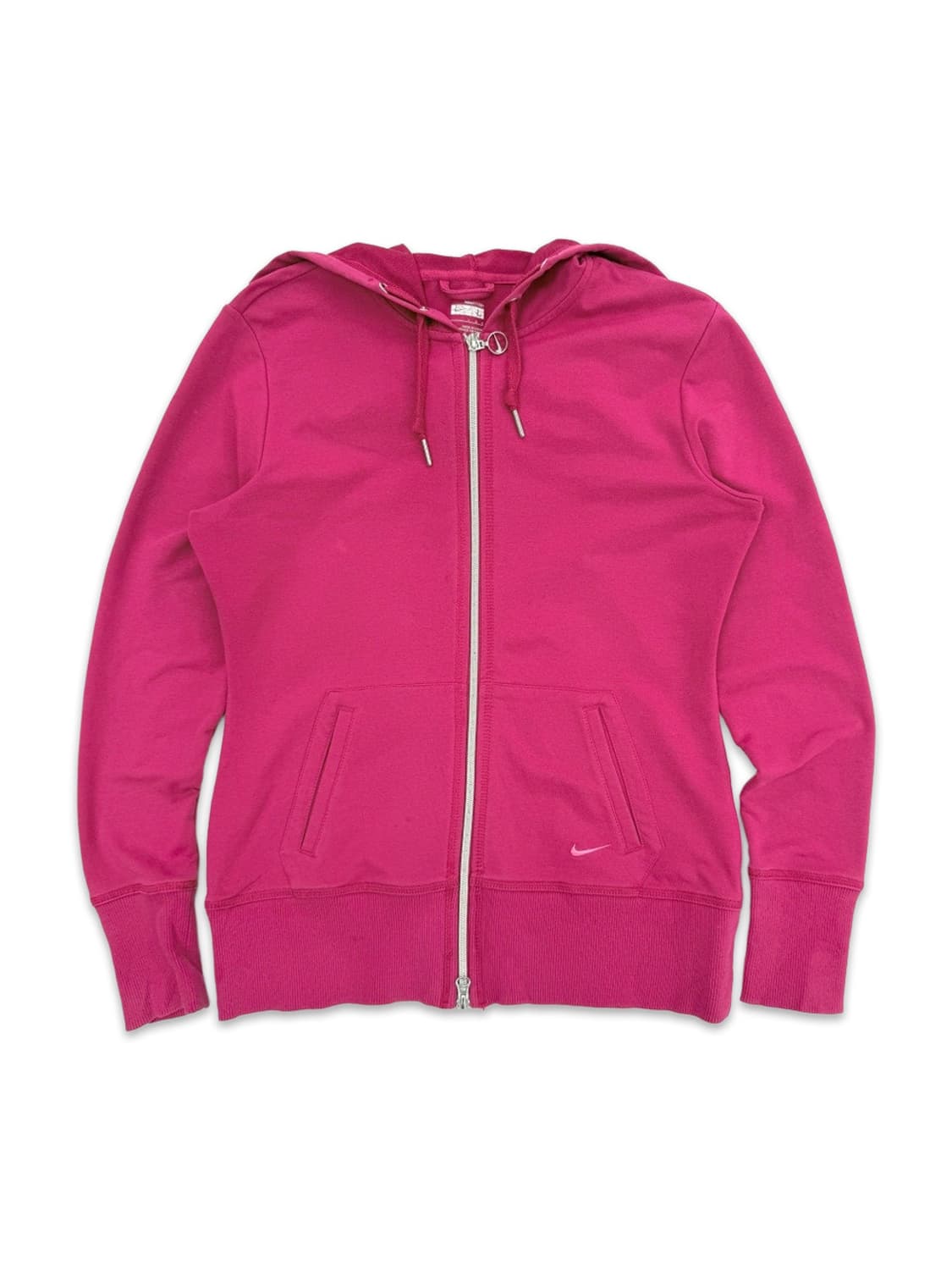 빈티지 나이키 핫핑크 로고 후드 집업 상품이미지1