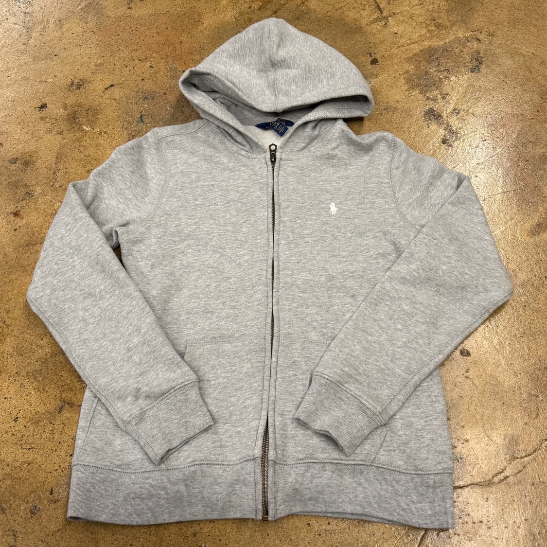 폴로 랄프로렌 그레이 후드집업 상품이미지2