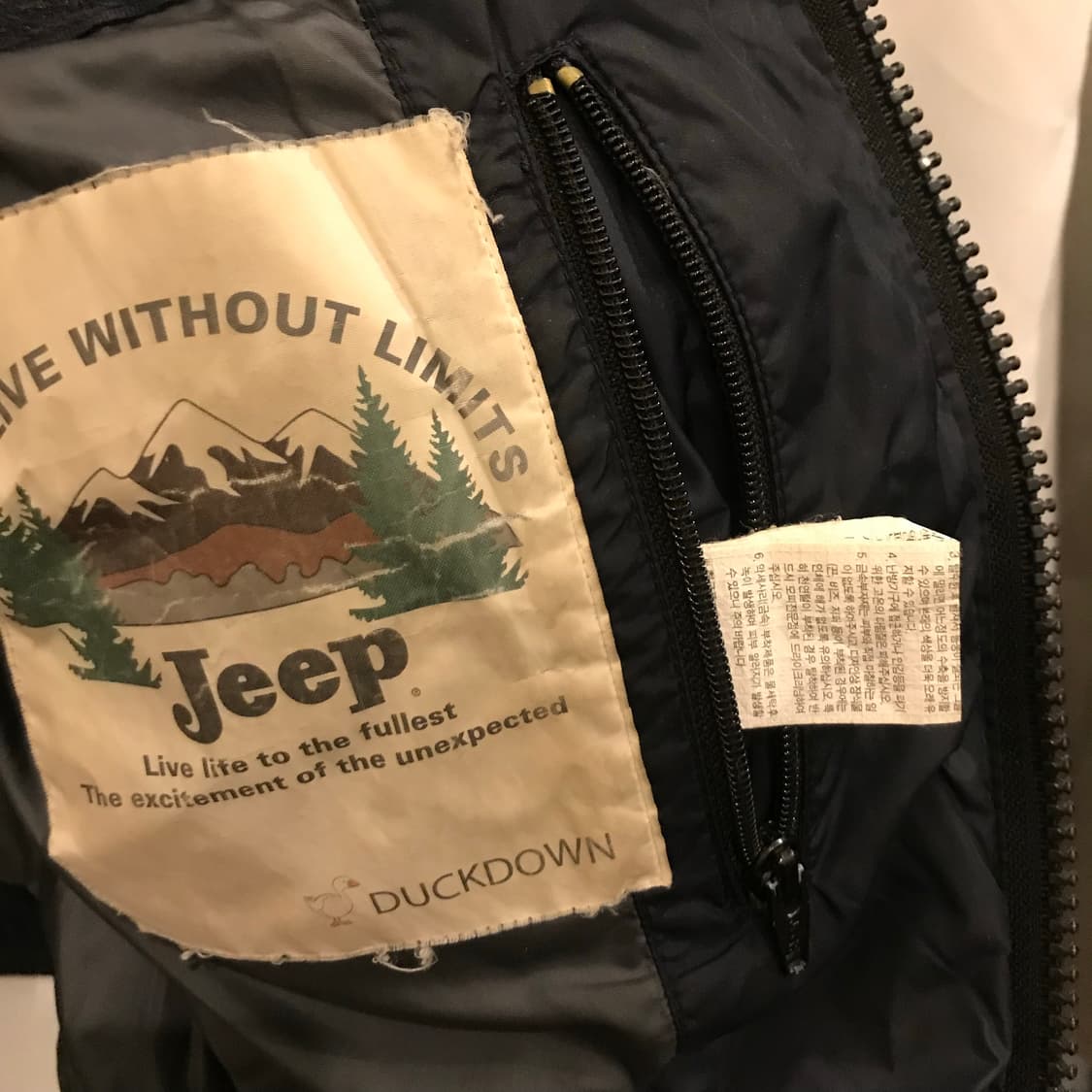 Jeep 지프 덕다운 와펜 숏패딩 상품이미지6