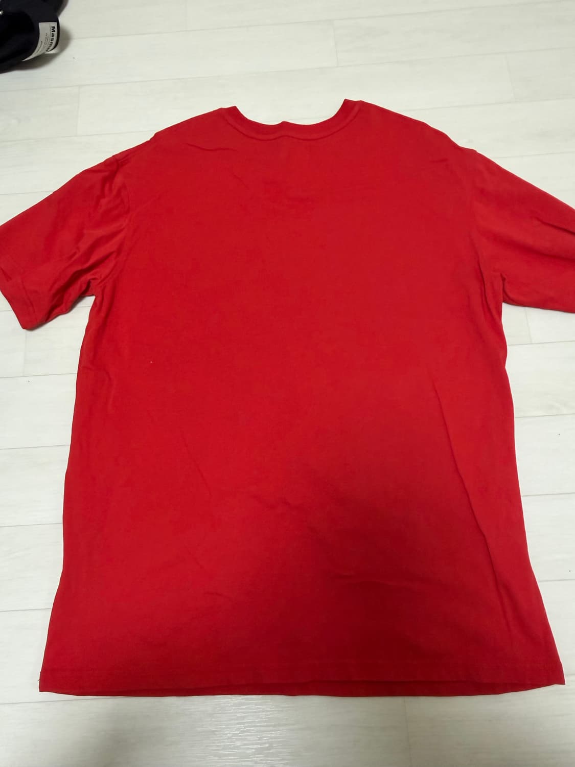 aeae 에이이에이이 핏어팻 티셔츠 레드 1size 상품이미지8