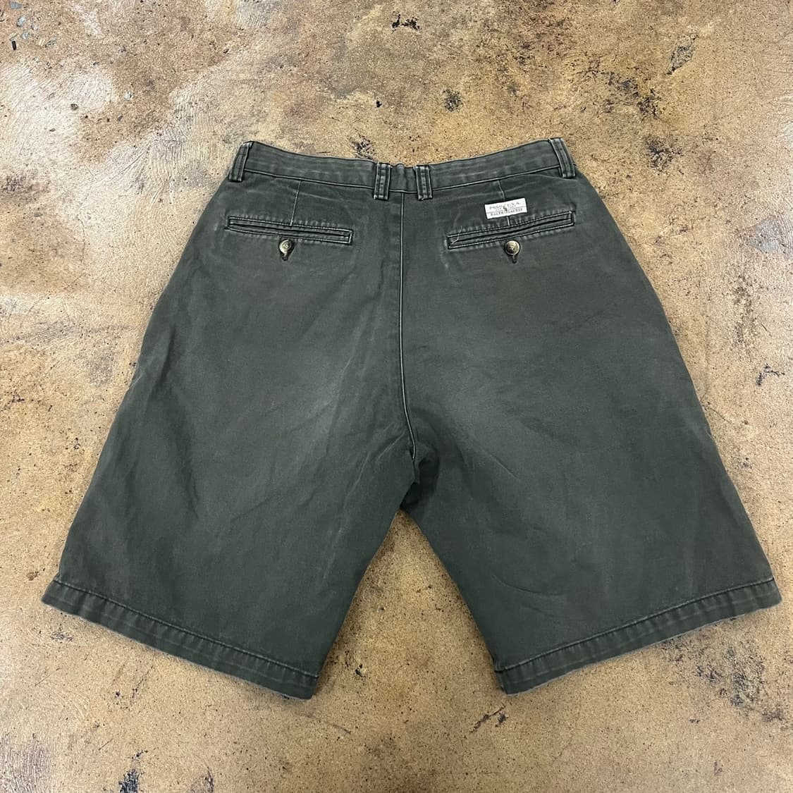 [정품] 폴로 랄프로렌 올리브색 주름 반바지 b18 상품이미지3