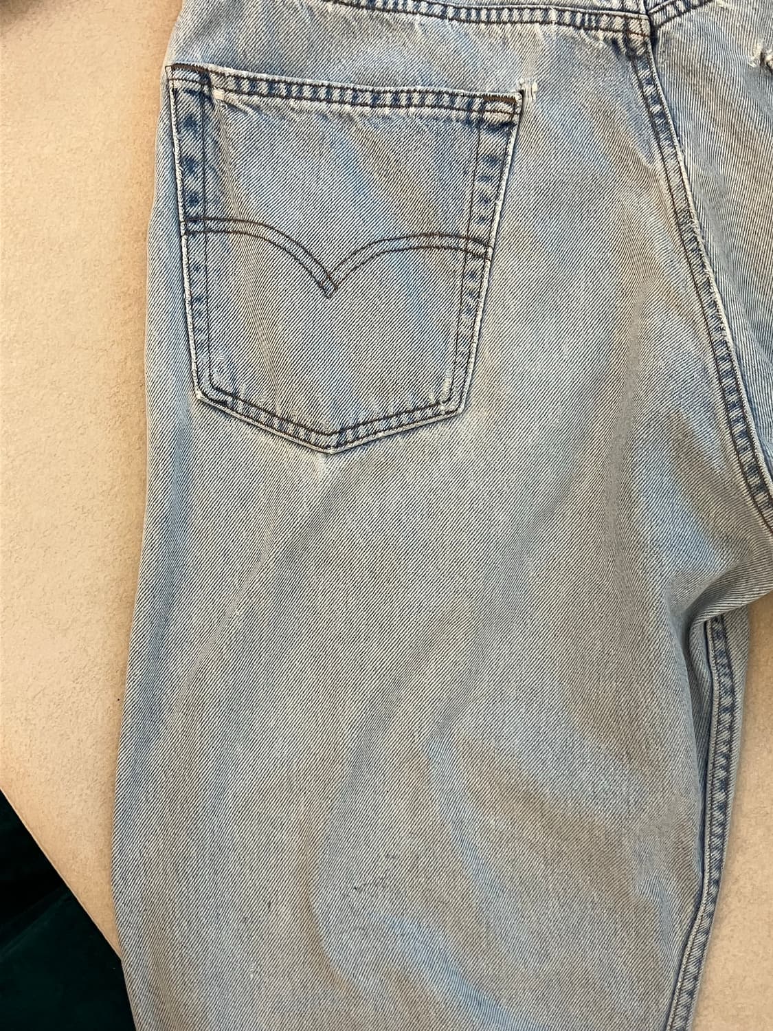 Vintage Levi’s 569 blank tab 36x30 상품이미지4