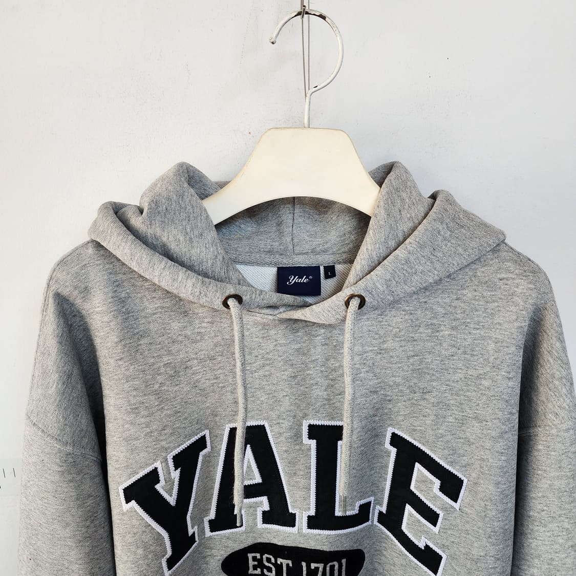  YALE 그레이 후드티 상품이미지2