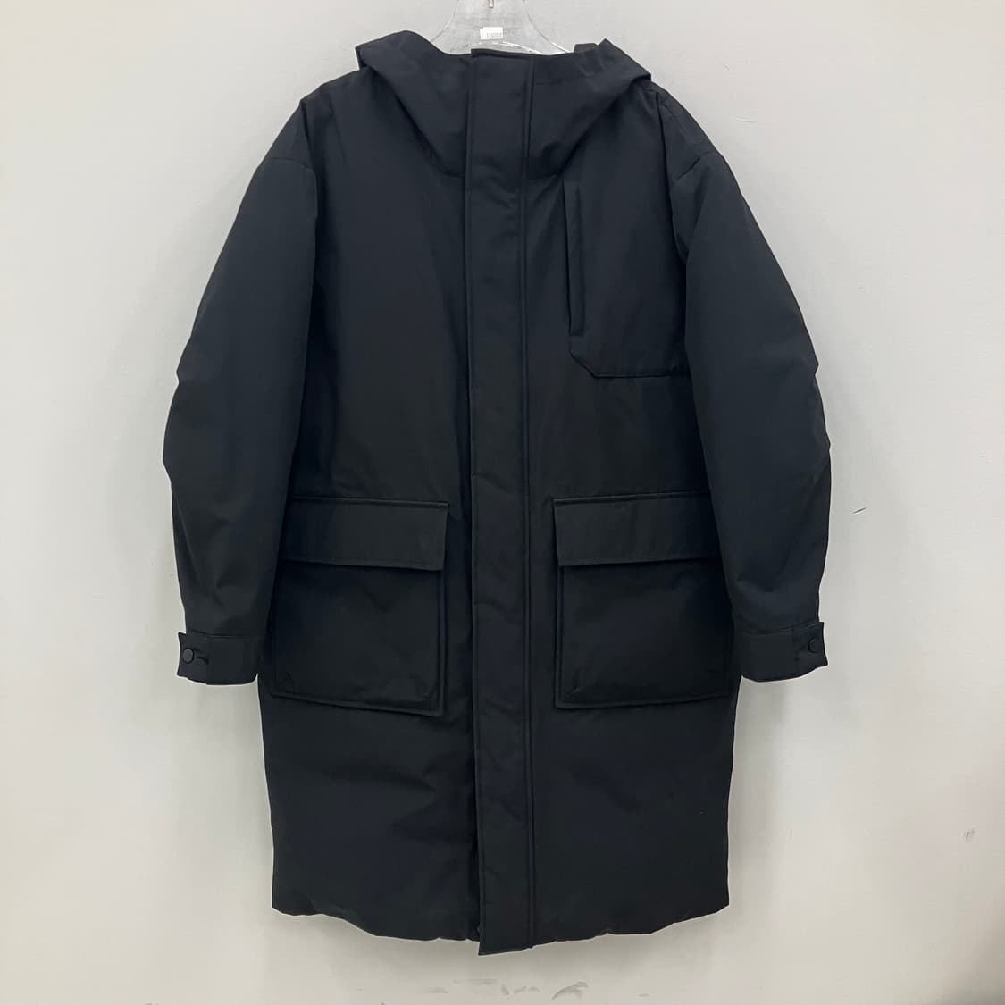 메종미네드 블랙 더블 롱 구스다운 패딩 점퍼 XS 상품이미지1