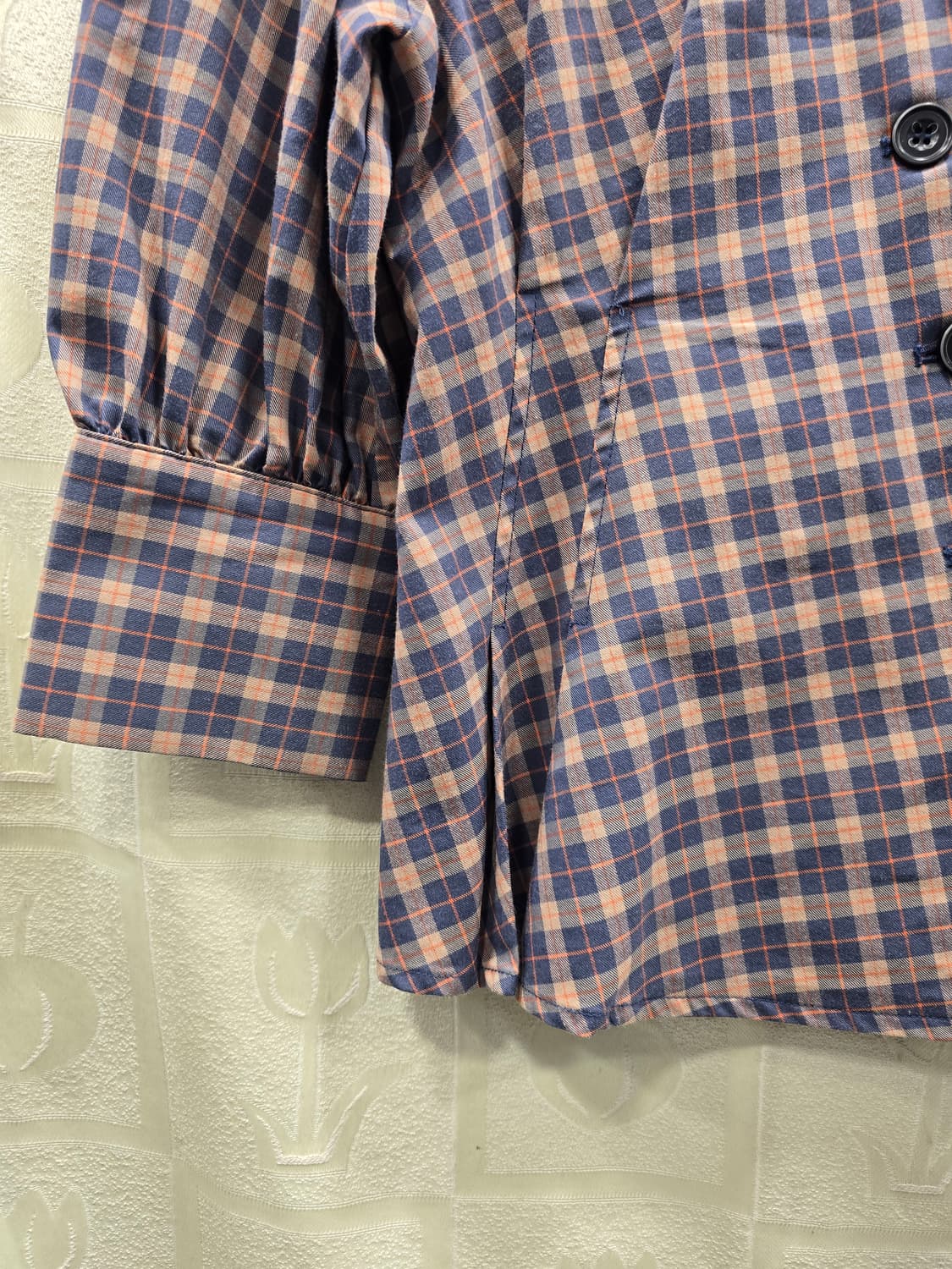 잇미샤 체크 블라우스 S(55) 상품이미지4