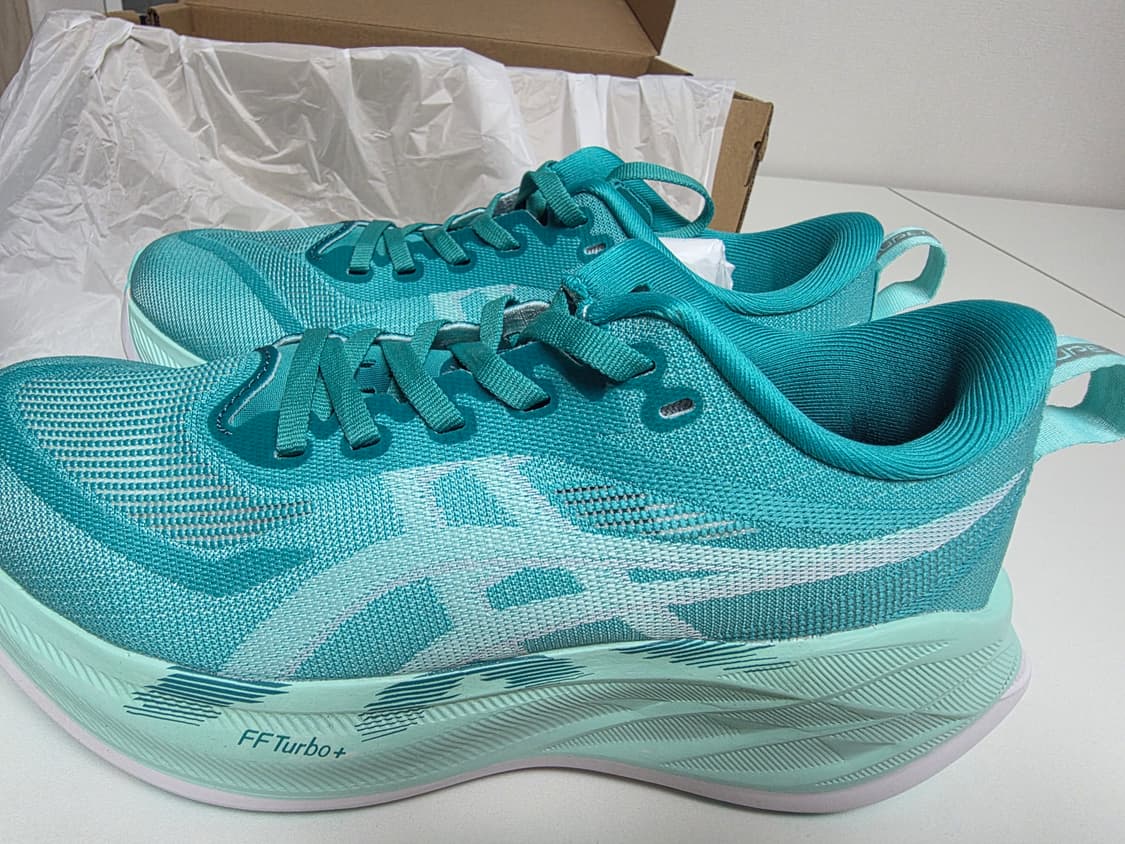 아식스 슈퍼 블라스트2 민트 런닝화 상품이미지1