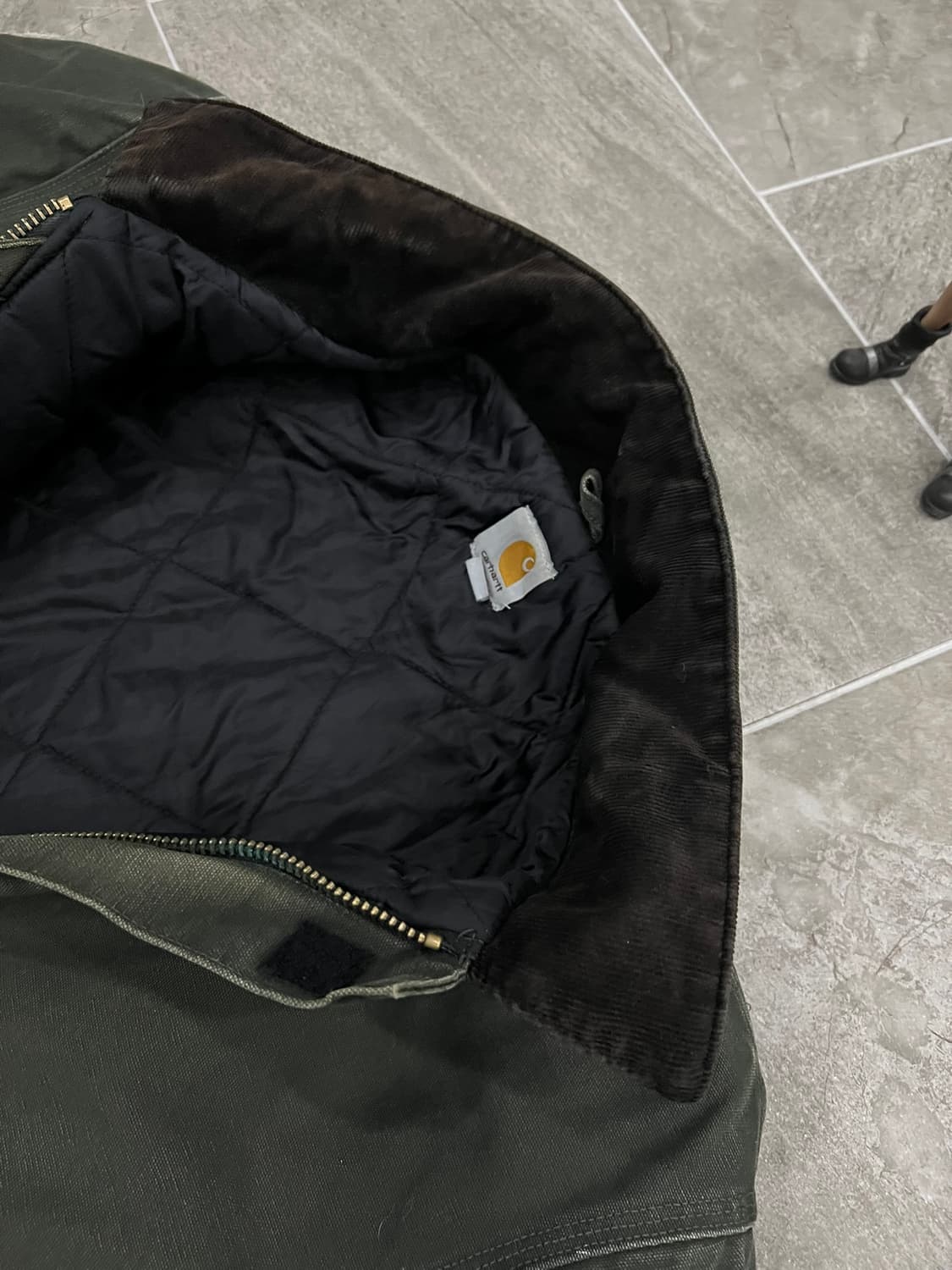 (XL) 칼하트 덕 디트로이트 자켓 J22 MOS 모스그린 상품이미지6