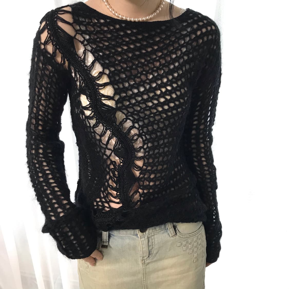 디젤 모헤어 니트 상품이미지2