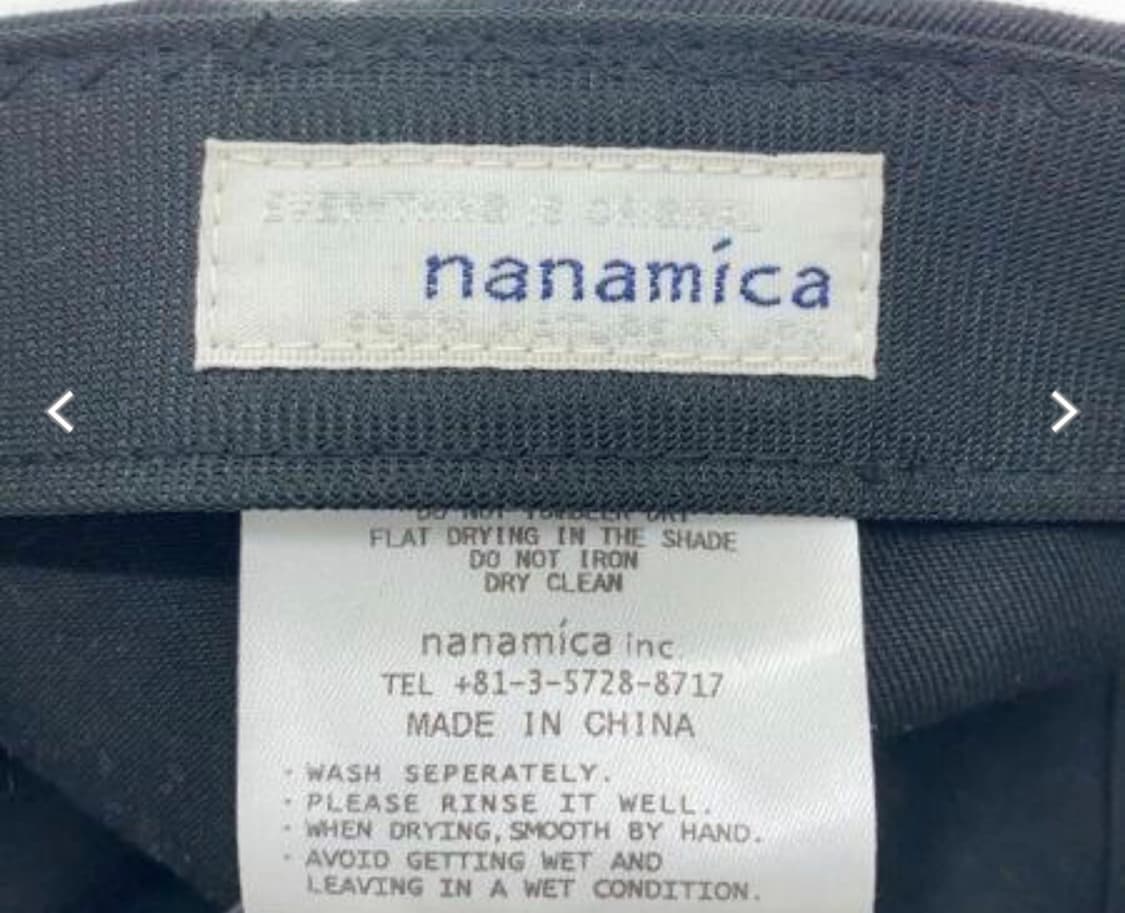 Nanamica chino cap 나나미카 치노 볼캡 상품이미지4