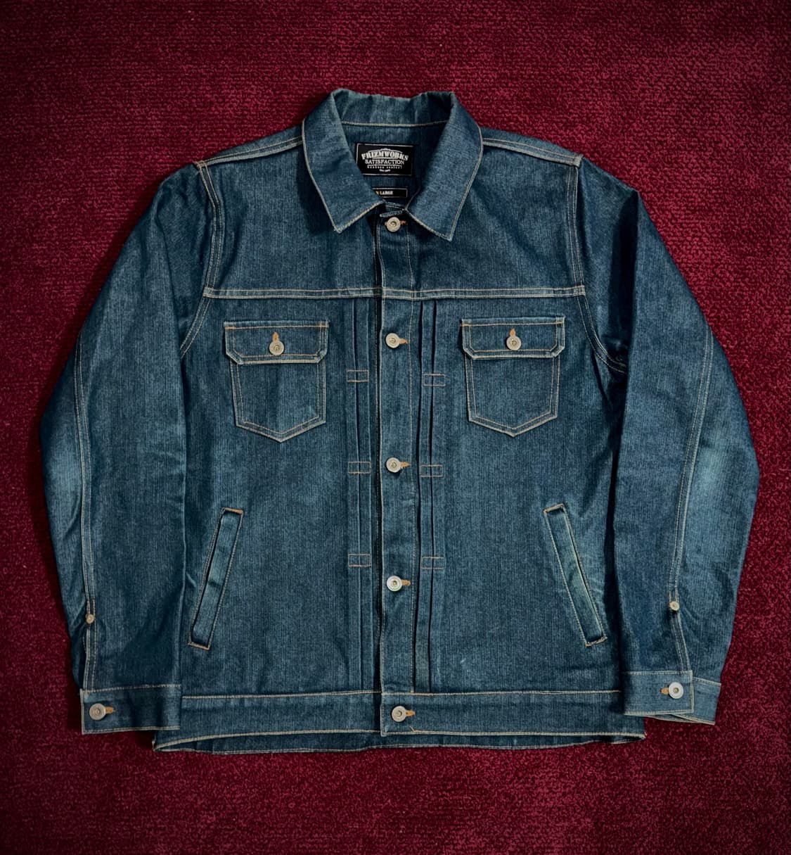 프리즘웍스 트러커 데님 자켓 XL 상품이미지1
