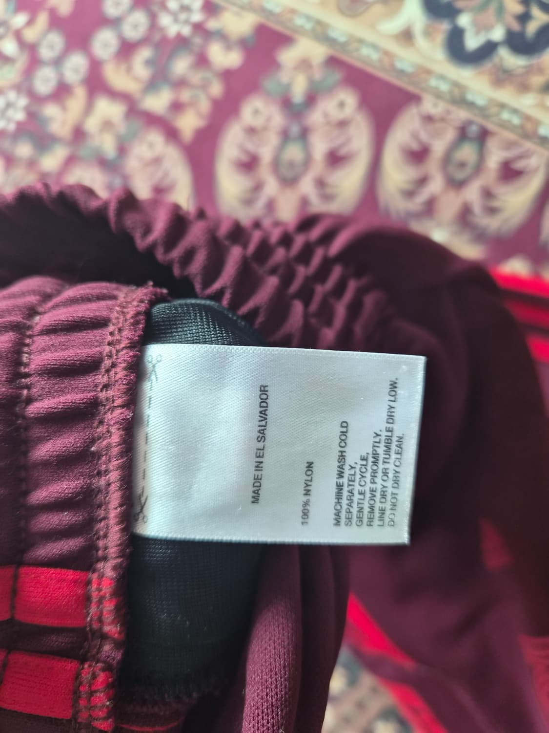 아디다스 이지 칼라바사스 마룬 XS 상품이미지4