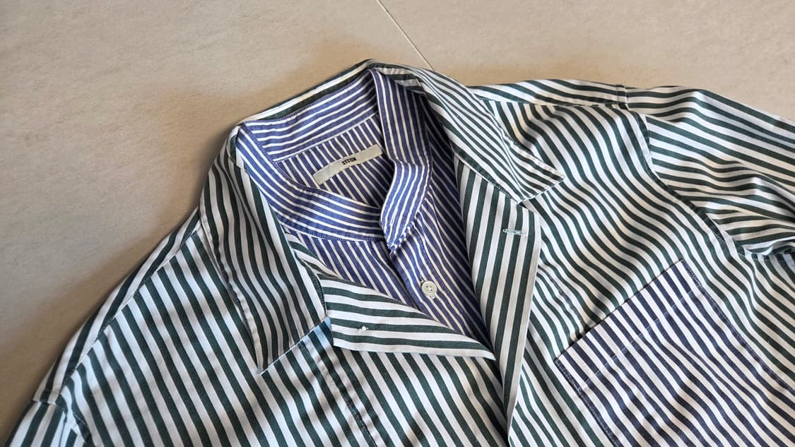 시스템 옴므 이중 스트라이프 셔츠 상품이미지2