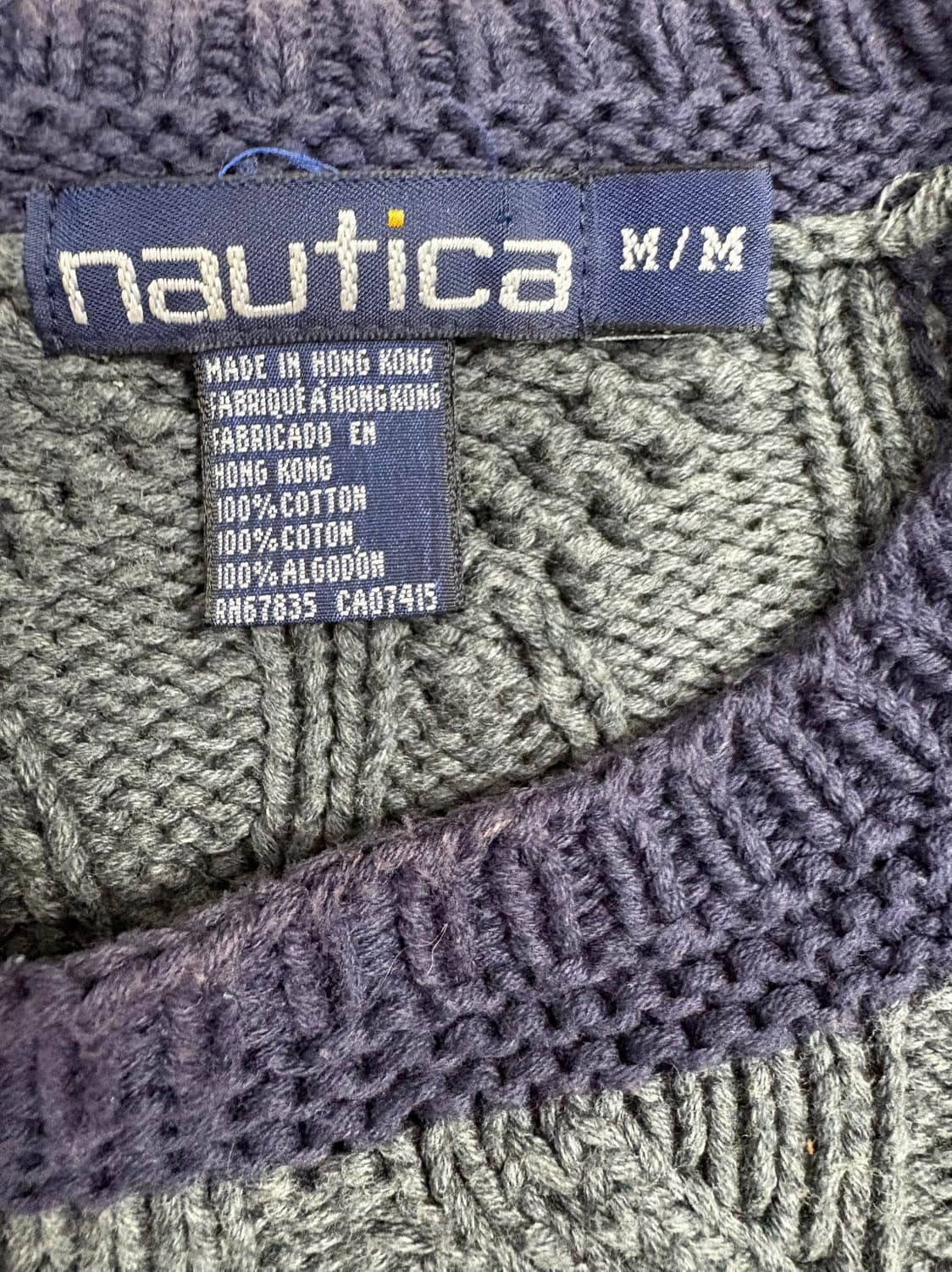 노티카 패치워크 니트 상품이미지9