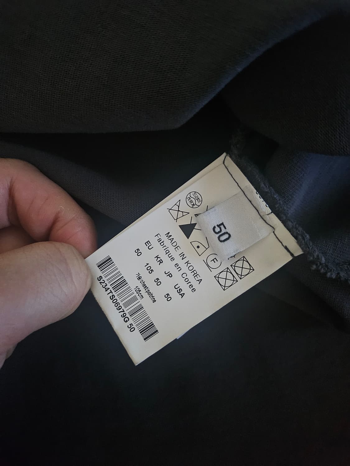 [거의 새것] 솔리드옴므 반팔 티셔츠 50 상품이미지3