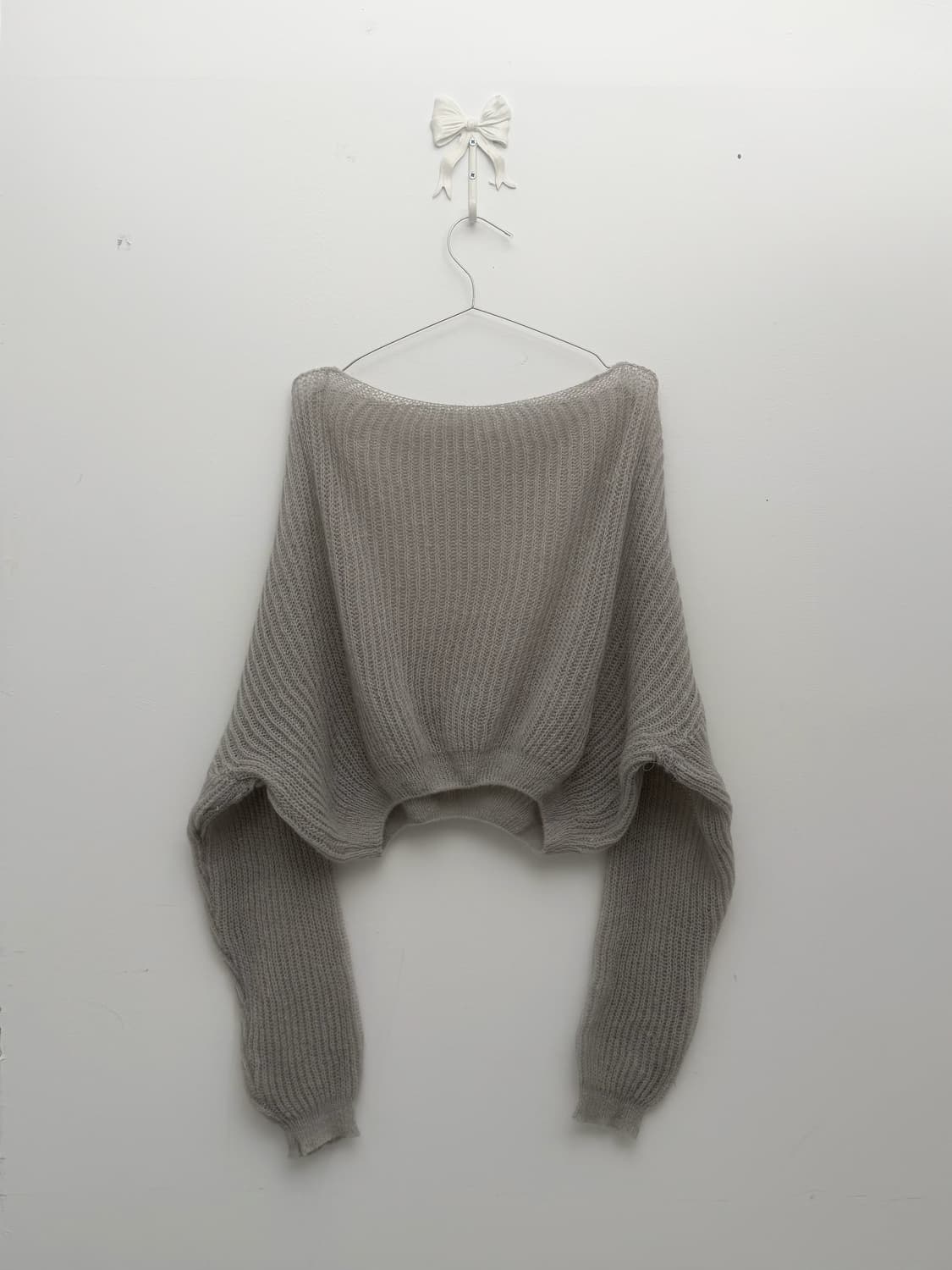 라이트 그레이 루즈 니트 상품이미지5