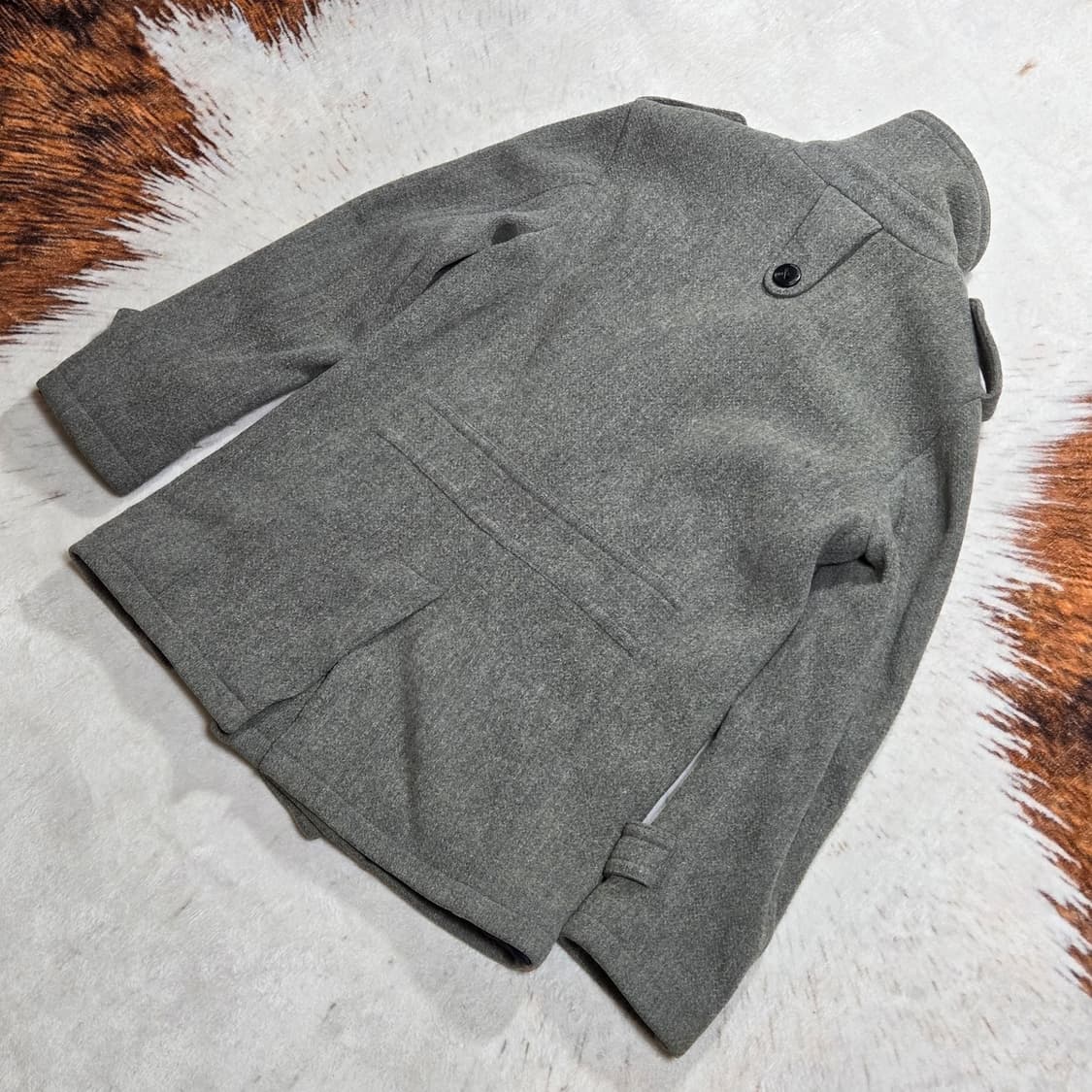 빈폴 그레이 더블 버튼 코트 상품이미지4