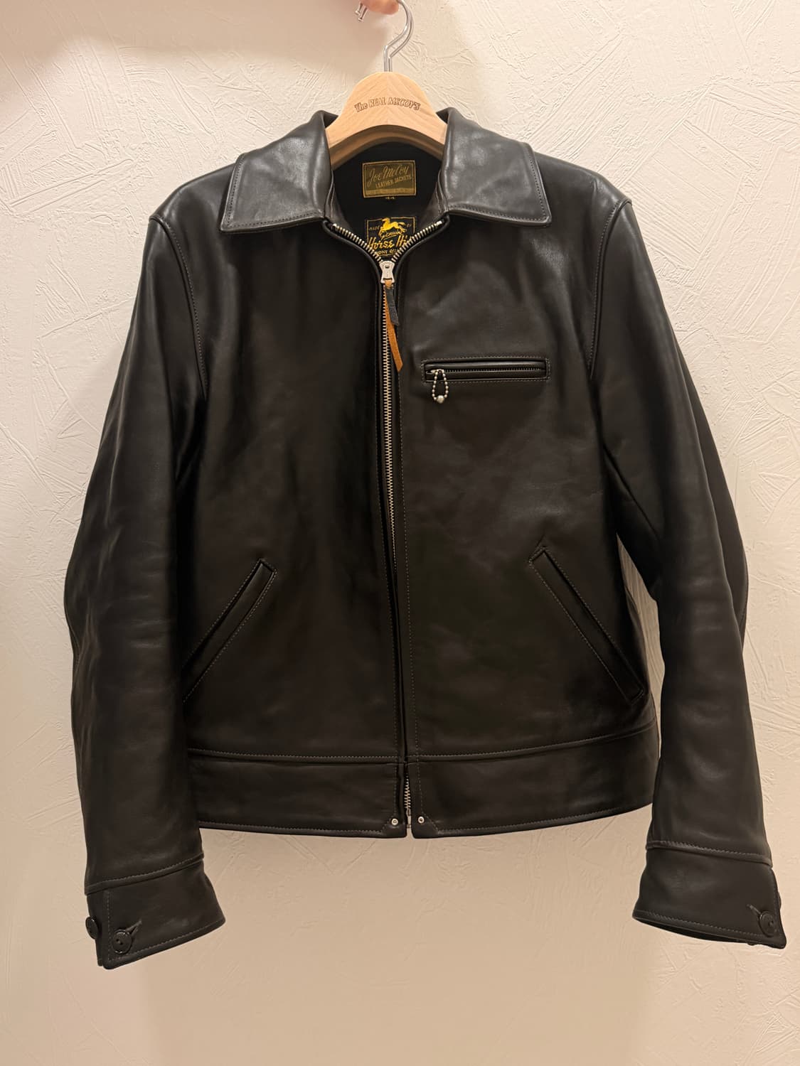 더 리얼 맥코이 조 맥코이 호스하이드 스포츠 자켓 (넬슨) 44사이즈 상품이미지2