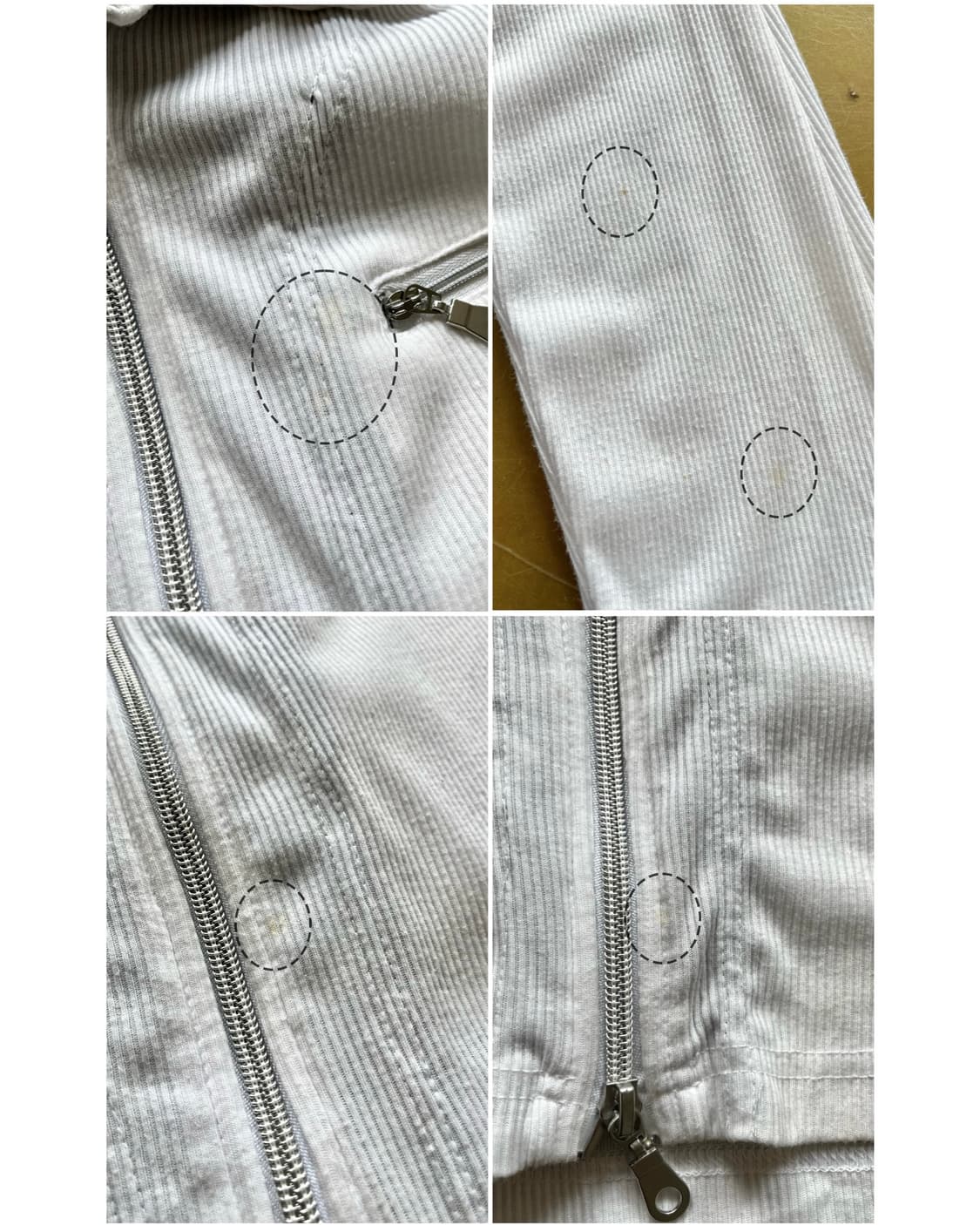 90-00s Mind Games 2Way Golgi Knit Zip-up 상품이미지6